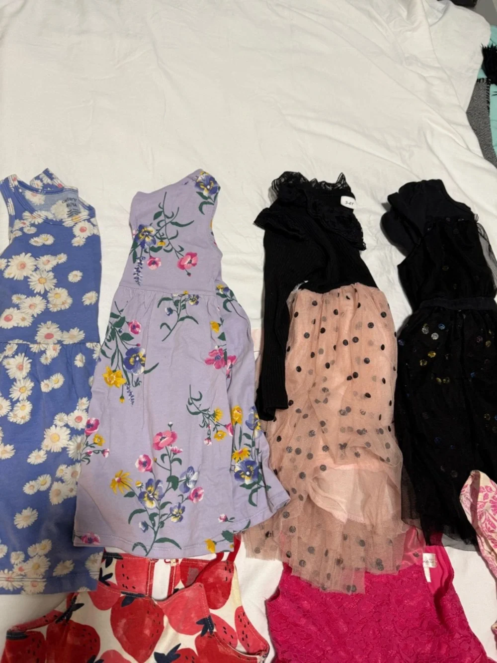 Mixed Girls' 4T Dress LOT Bundle - Bright Multicolor - Picture 7 of 12